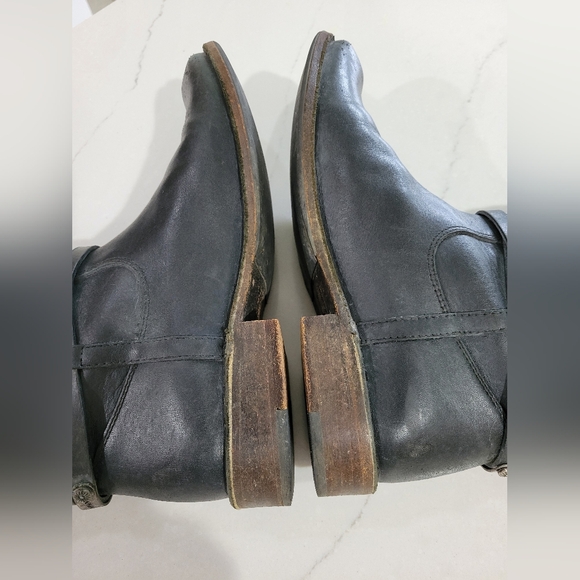 Frye Shirley riding plate boot, Black - Picture 9 of 15